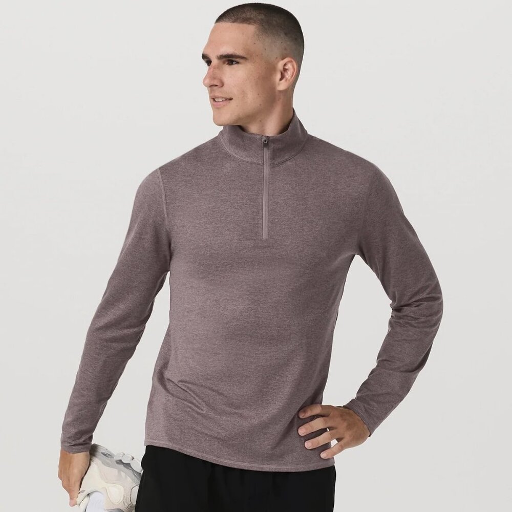 NWT Vuori Ponto 1/2 Zip Mock Neck, M